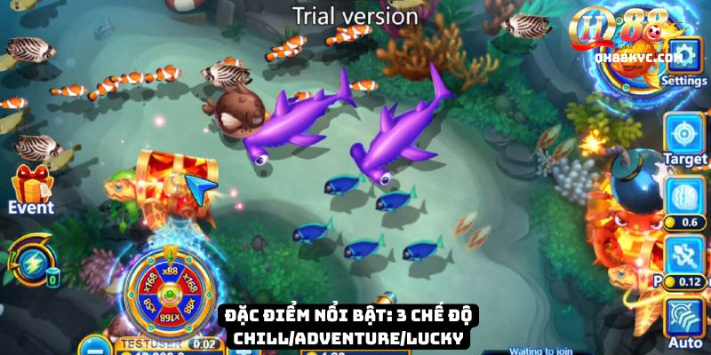 Điểm mạnh độc đáo của game CHILL FISHING tại QH88
